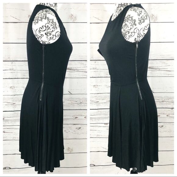 Diesel Double Zipper Little Black Dress LBD XXS - Picture 1 of 12
